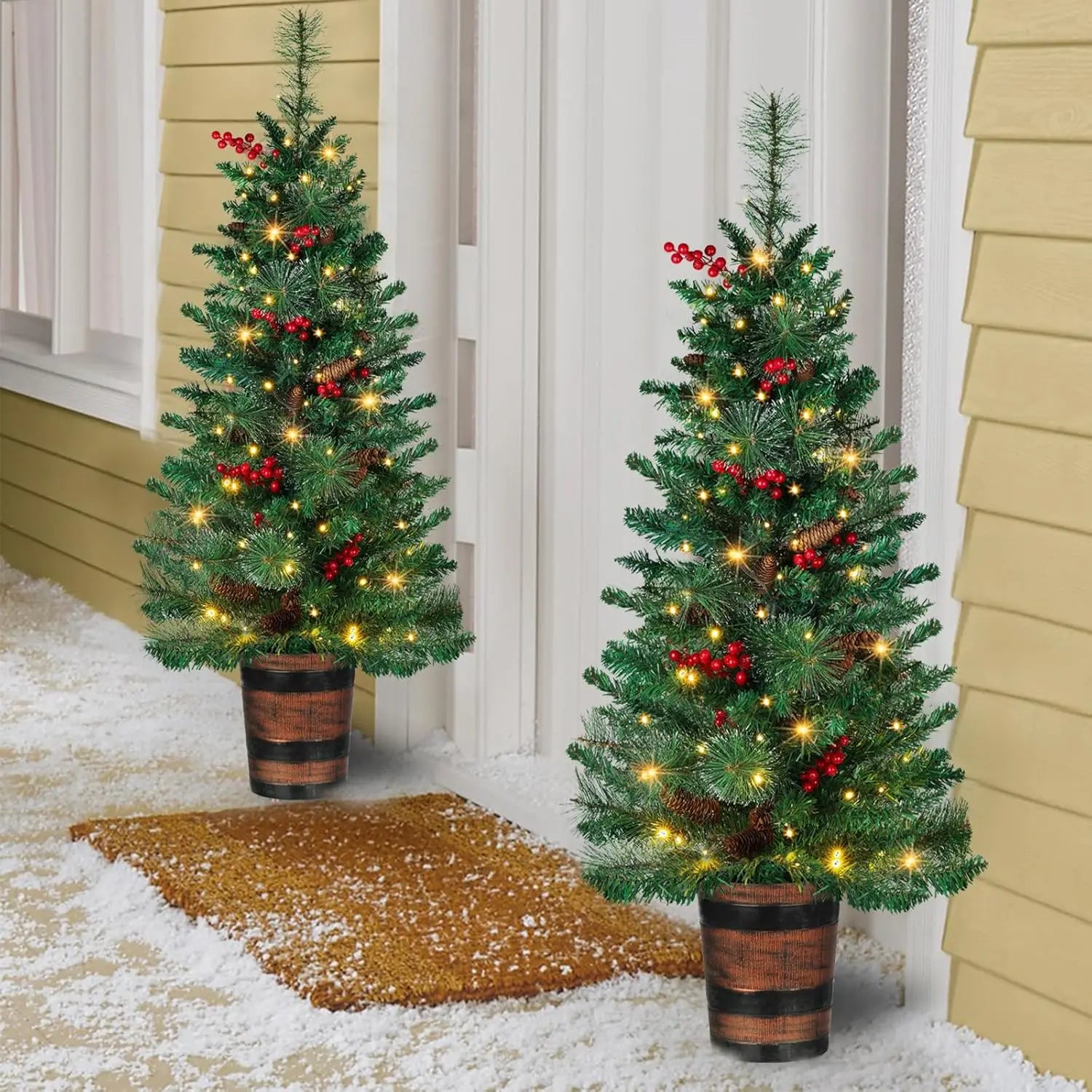 4FT Prelit Christmas Tree 2-Pack M D