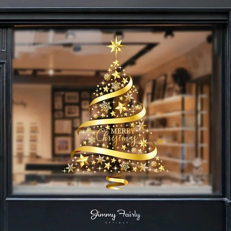 M D 1pc Christmas Tree Sticker