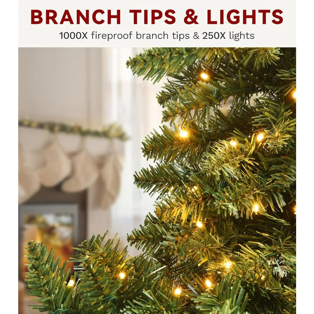 M D 6ft Pre-lit Artificial Christmas Tree