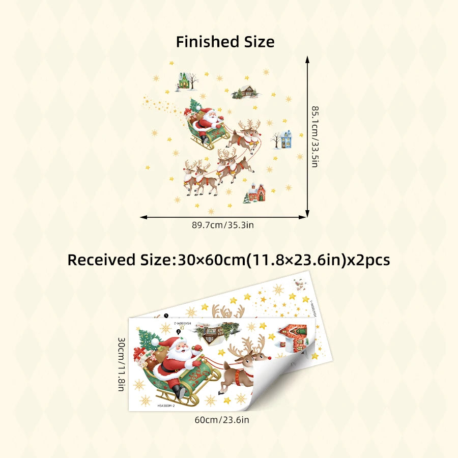 Wall Stickers Christmas Santa