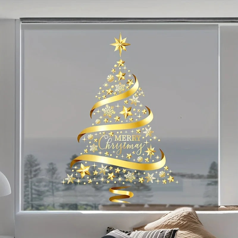 M D 1pc Christmas Tree Sticker