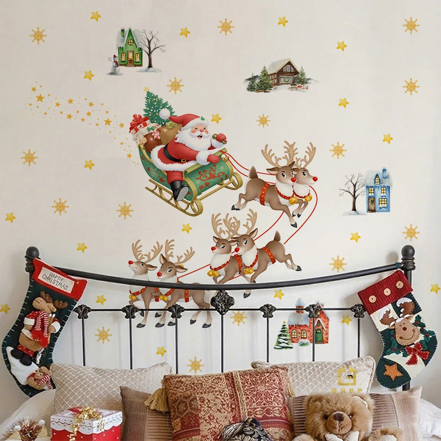 Wall Stickers Christmas Santa