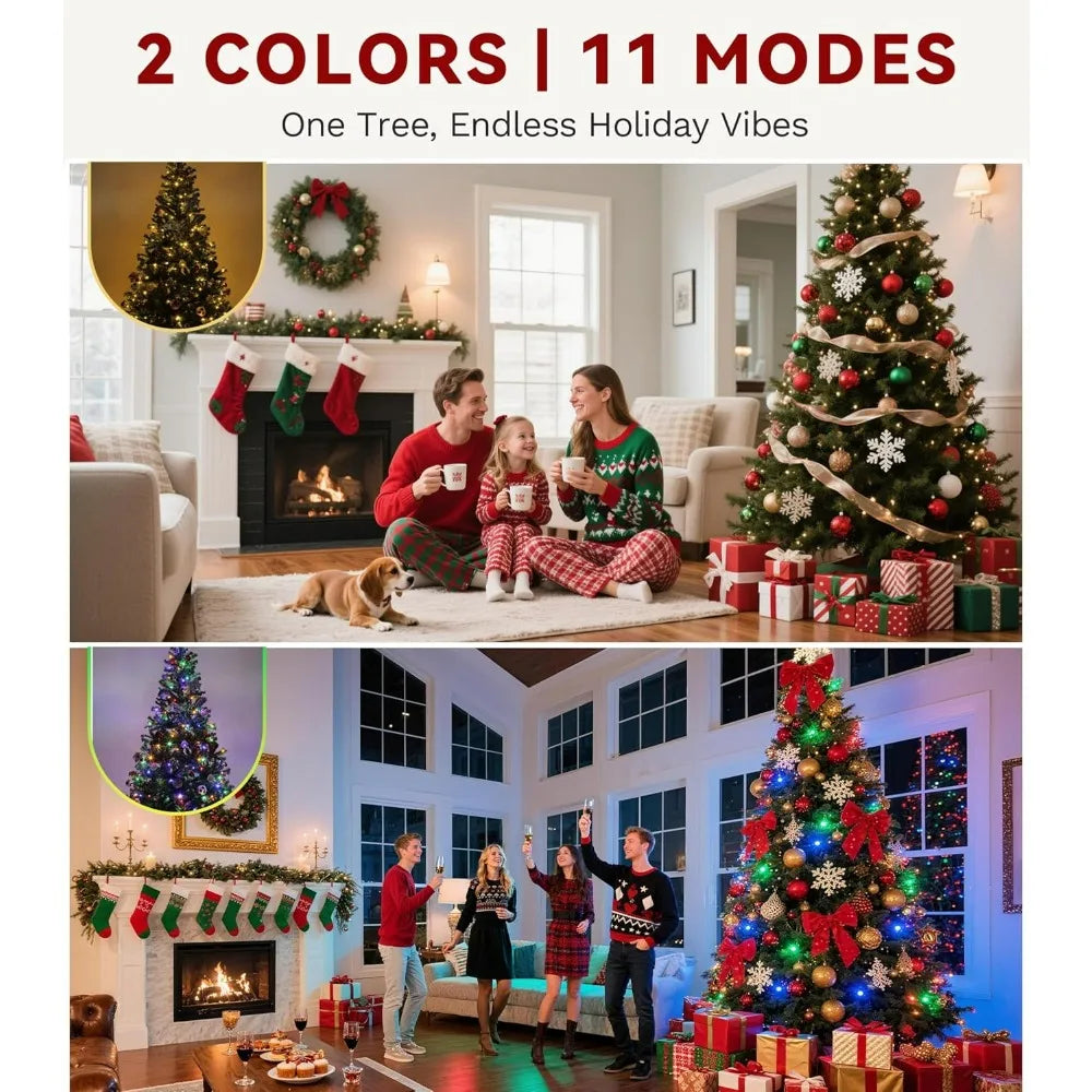 M D 6ft Pre-lit Artificial Christmas Tree