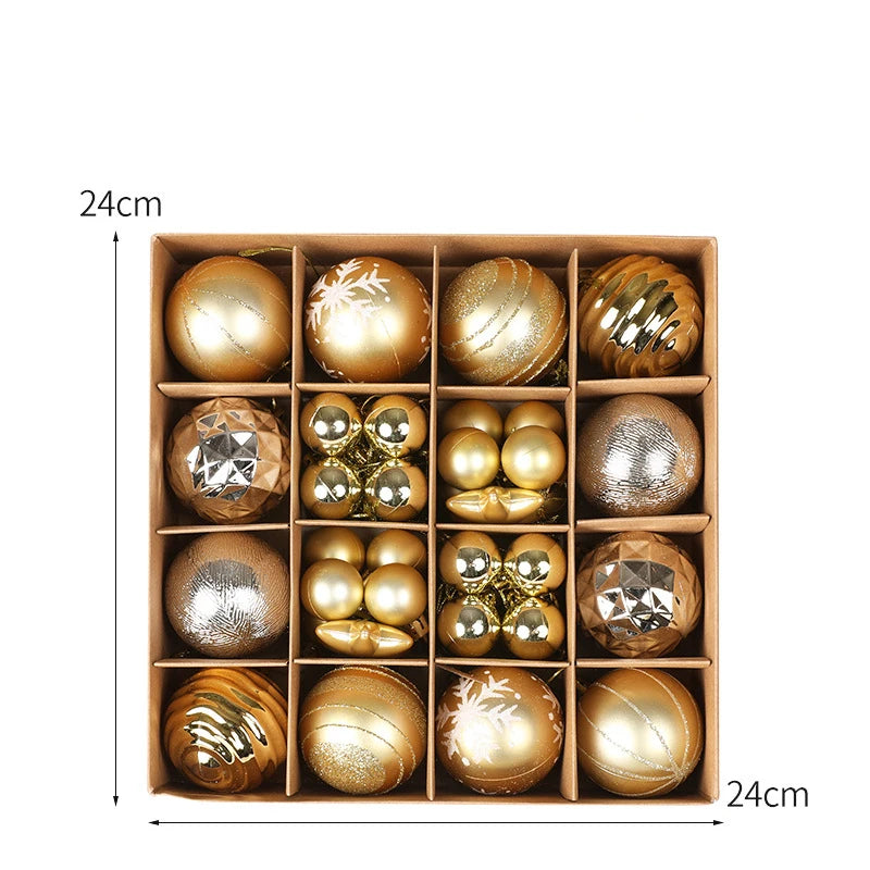 36pcs Christmas Ball Christmas Tree Decoration