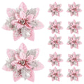 5/10pcs 14.5cm Christmas Flower Ornaments,