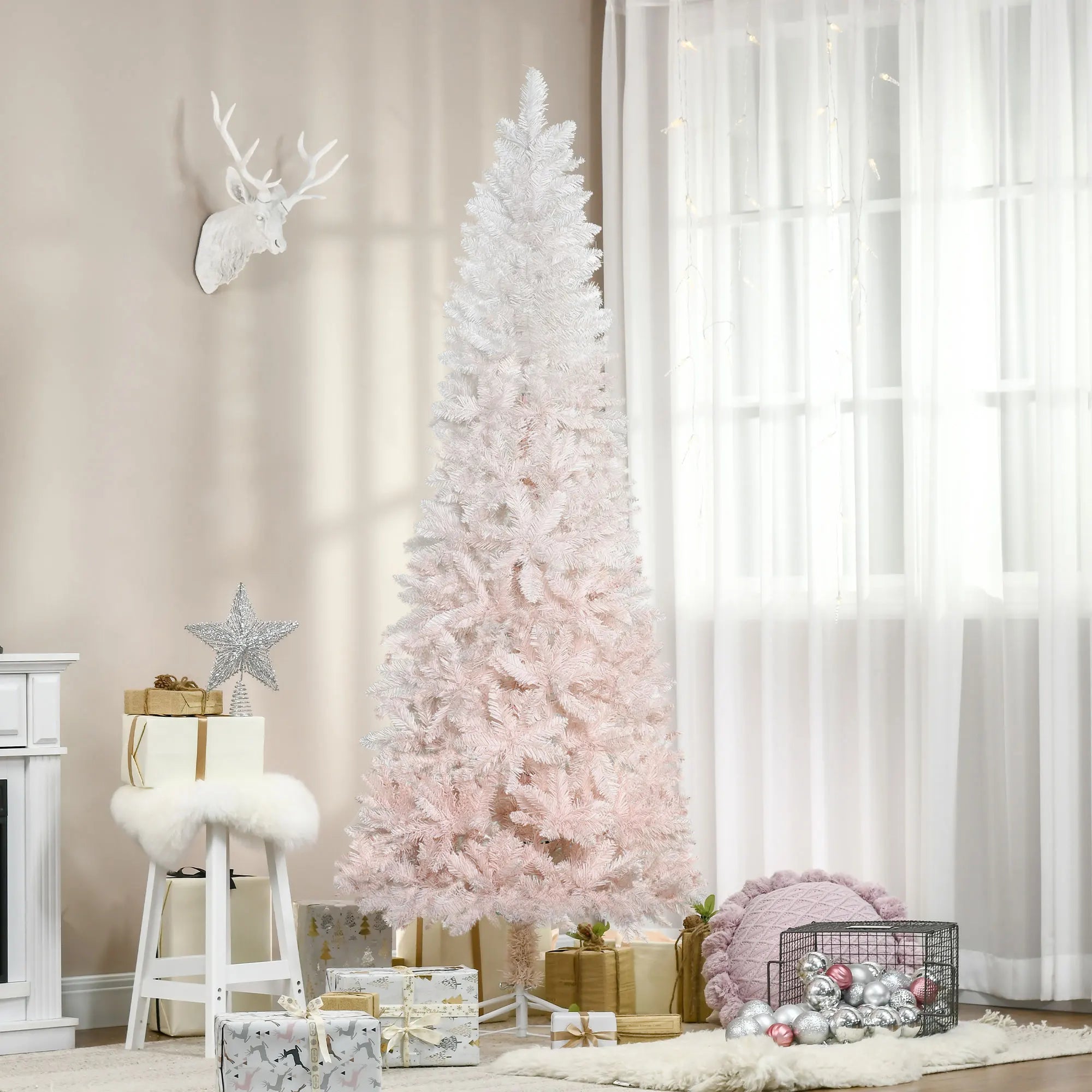 Artificial Christmas Tree 7 F, Pink
