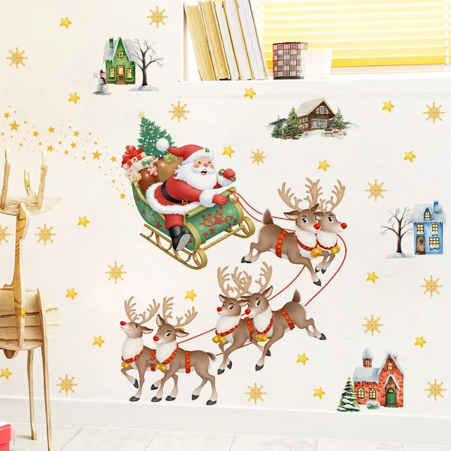 Wall Stickers Christmas Santa