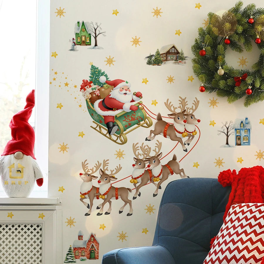 Wall Stickers Christmas Santa