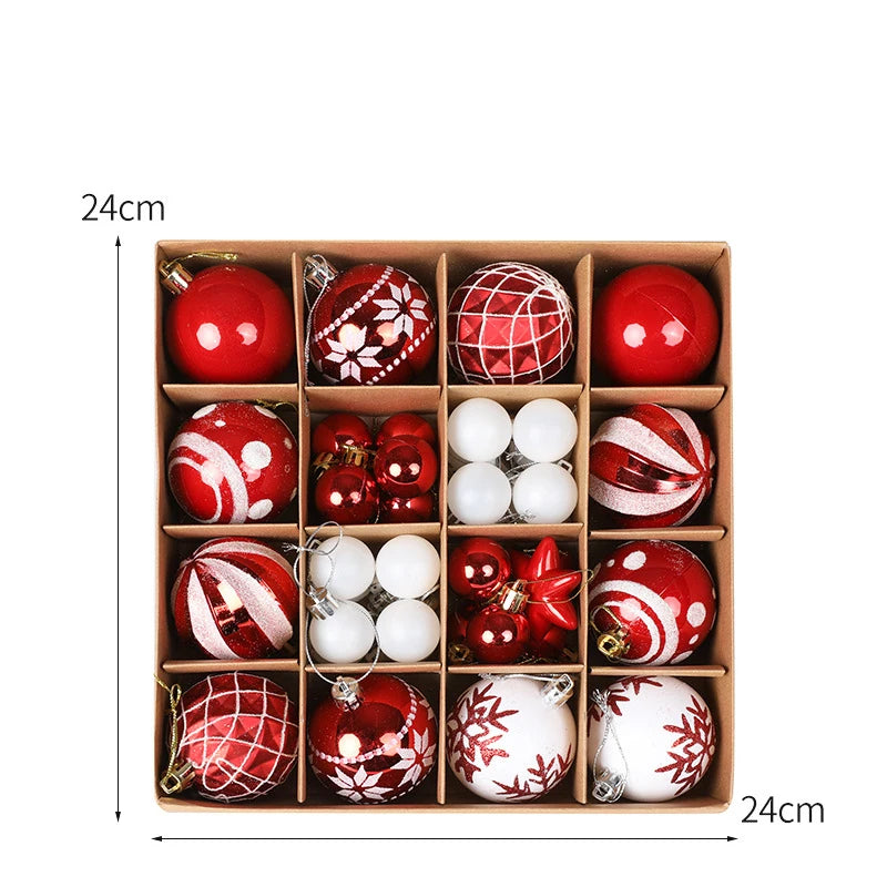 36pcs Christmas Ball Christmas Tree Decoration