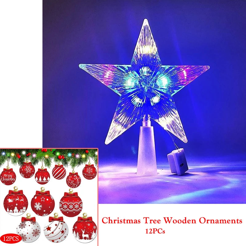 M D 15 cm Christmas Tree Decoration Stars