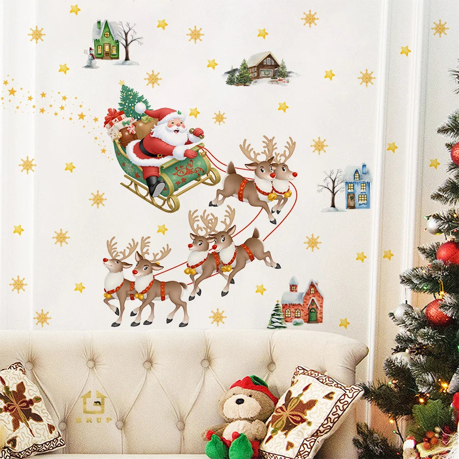 Wall Stickers Christmas Santa