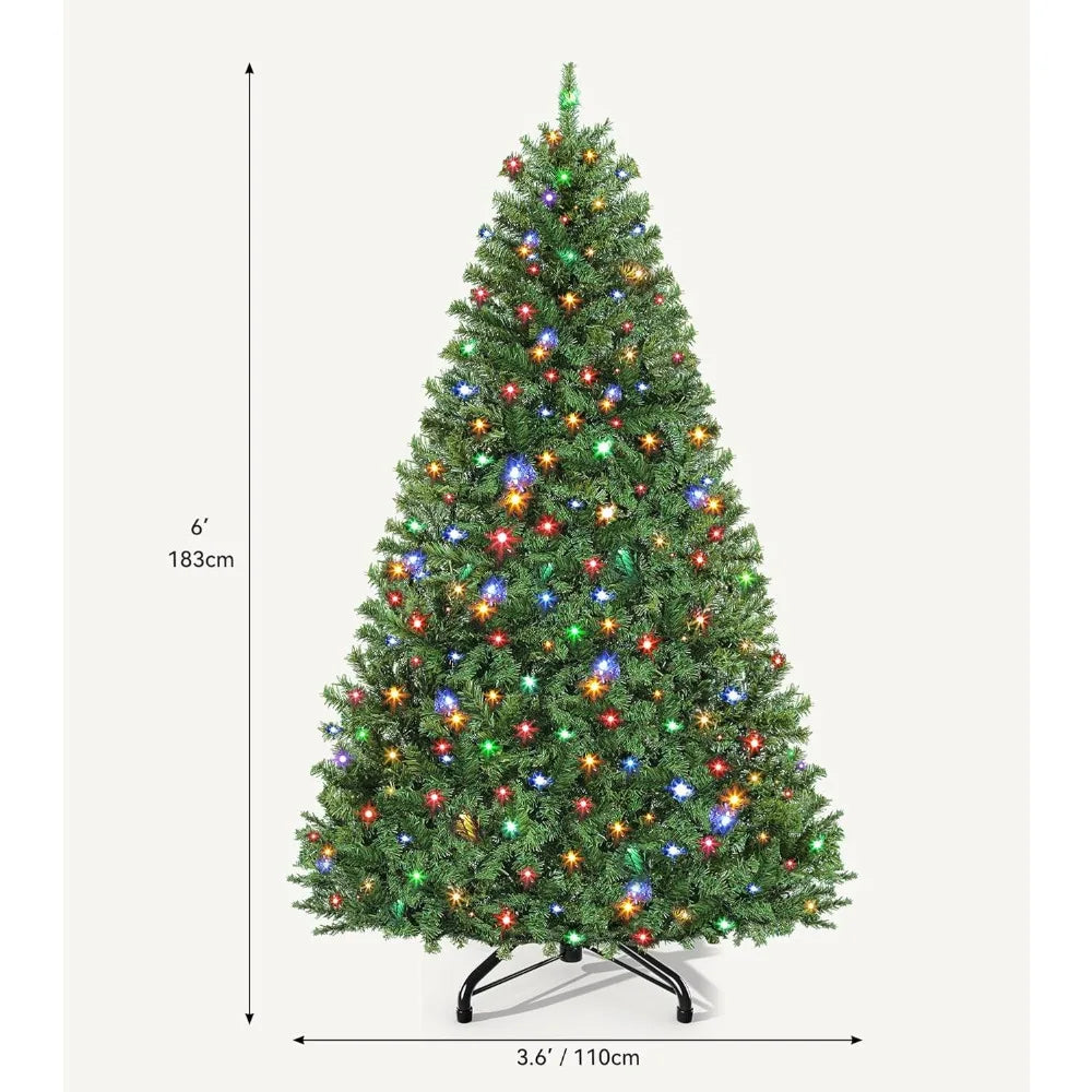 M D 6ft Pre-lit Artificial Christmas Tree